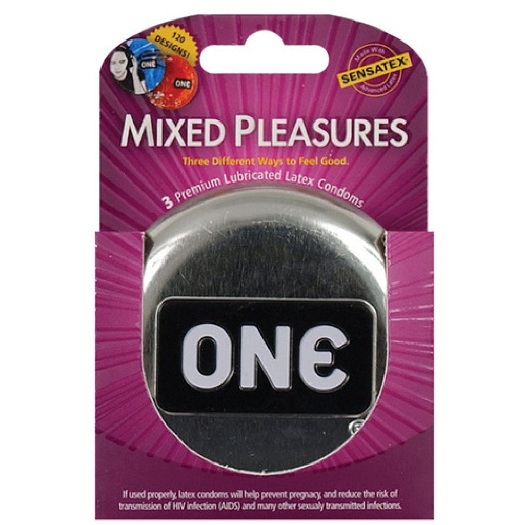 One next generation mixed pleasures condoms - box of 3 - Condoms