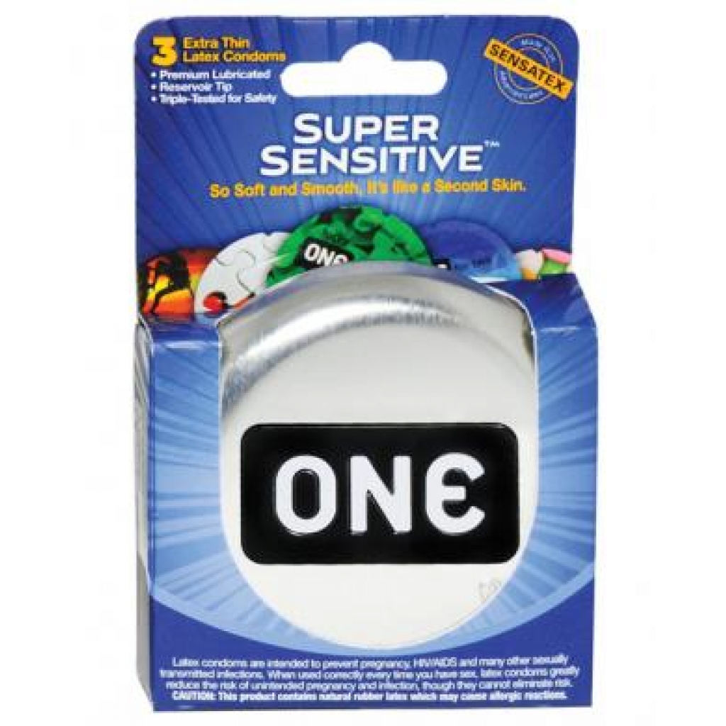 One super sensitive condoms - box of 3 - Condoms