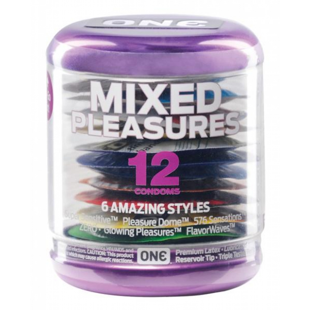 One next generation 12 pack condoms mixed pleasures - Condoms