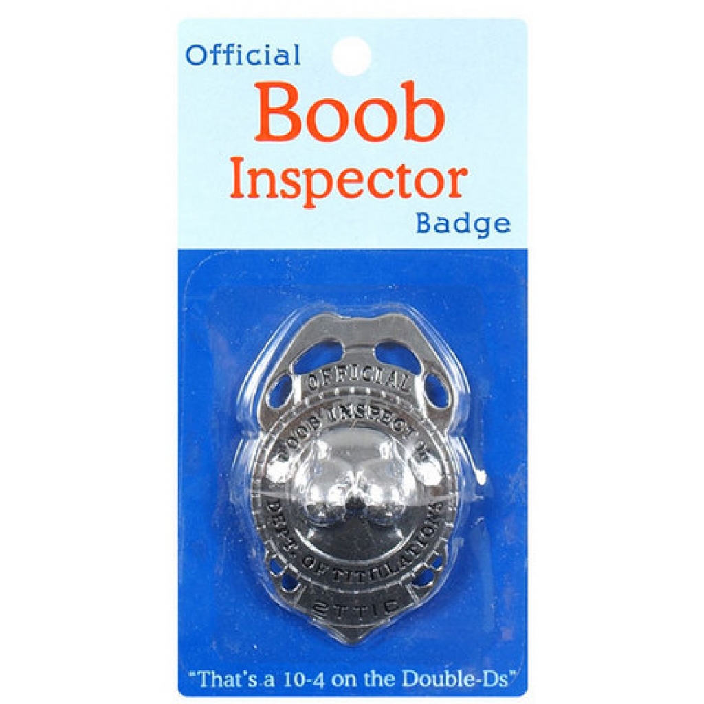 Boob inspector badge - Party Wear