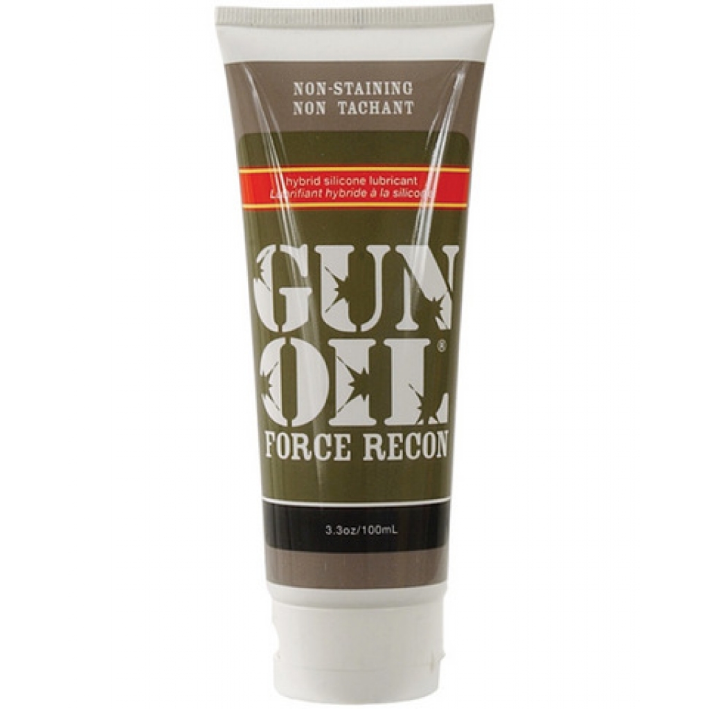 Gun oil force recon silicone/water based hybrid lube - 3.3 oz tube - Lubricants