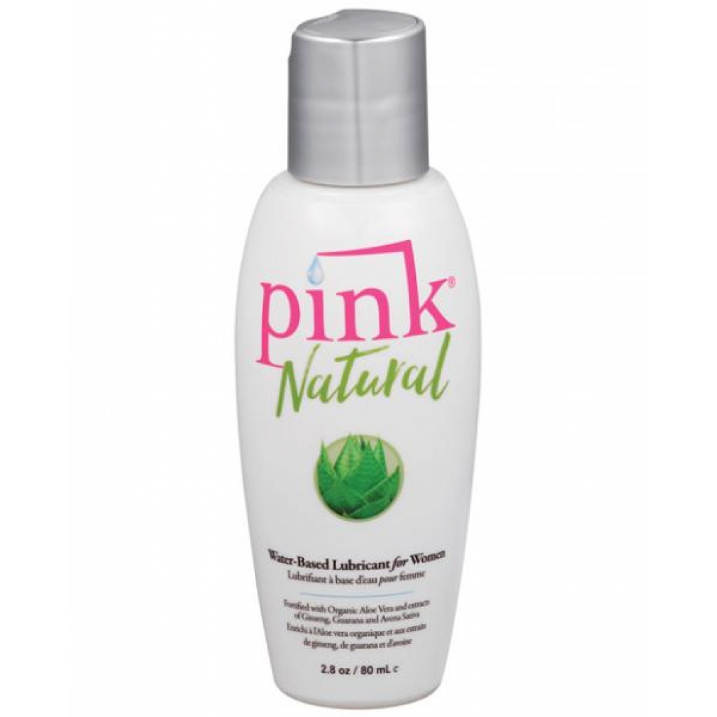 Pink Natural Water Based Lubricant For Women 2.8oz - Lubricants