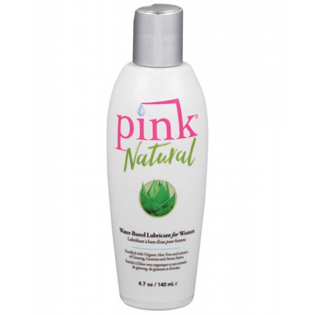 Pink Natural Water Based Lubricant For Women 4.7oz - Lubricants