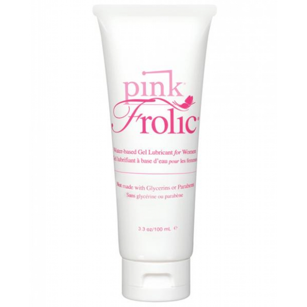 Pink Frolic Water Based Gel Lubricant for Women 3.3oz Tube - Lubricants