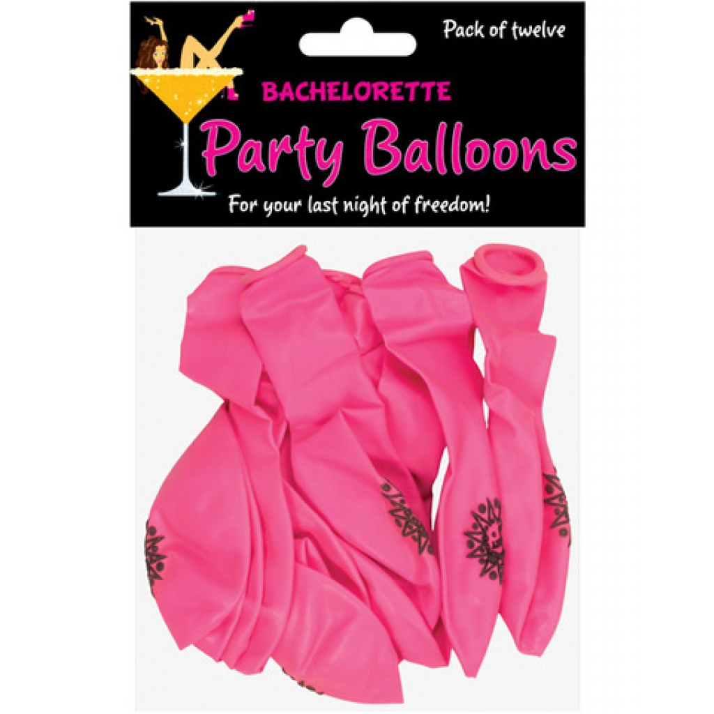 Bachelorette party balloons - pack of 12 - Party Wear