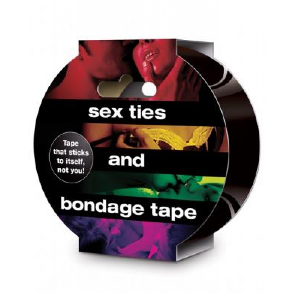 Sex Ties and Bondage Tape Black - Rope, Tape & Ties