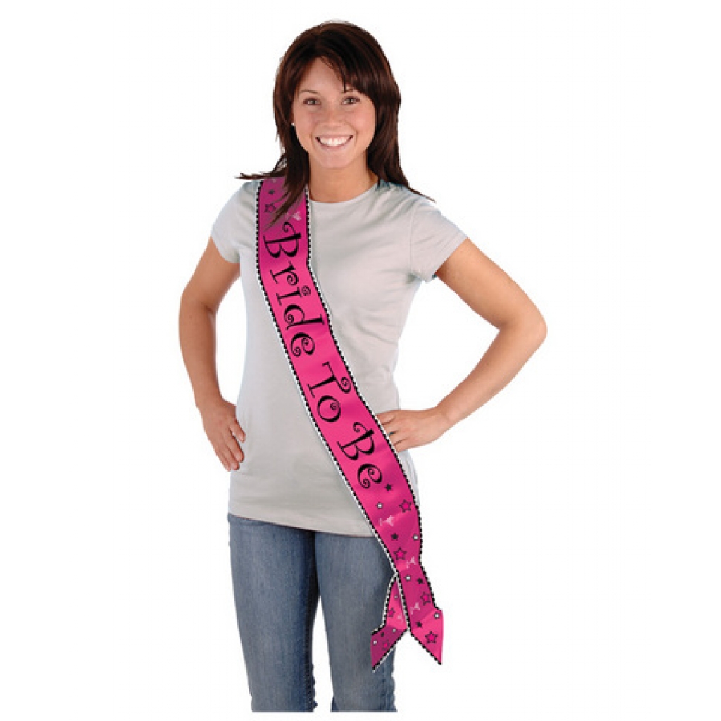 Bride to be satin sash - Party Wear