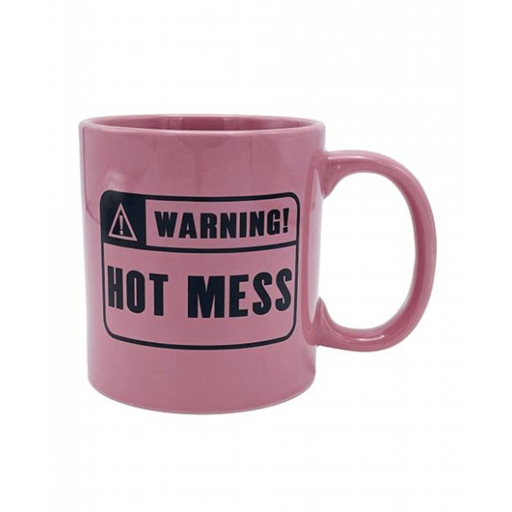 Attitude Mug Warning Hot Mess - 22 Oz - Serving Ware