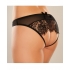 Adore Expose Panty Black OS - Babydolls & Slips