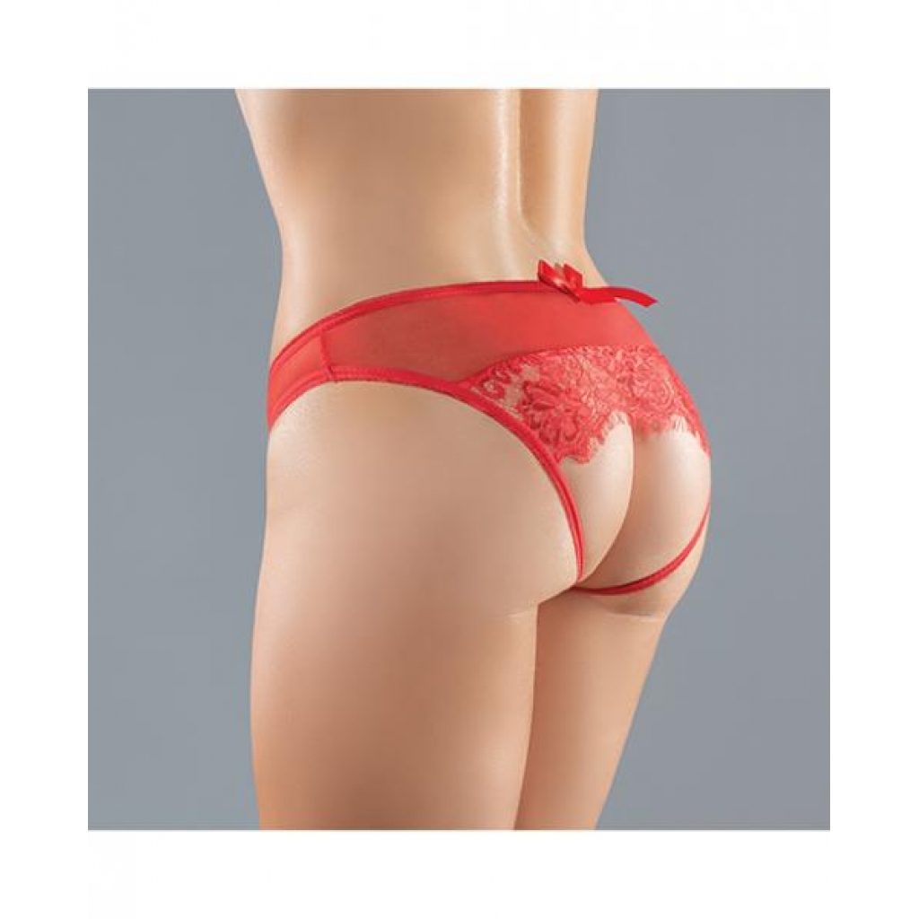 Adore Expose Panty Red O/s - Babydolls & Slips