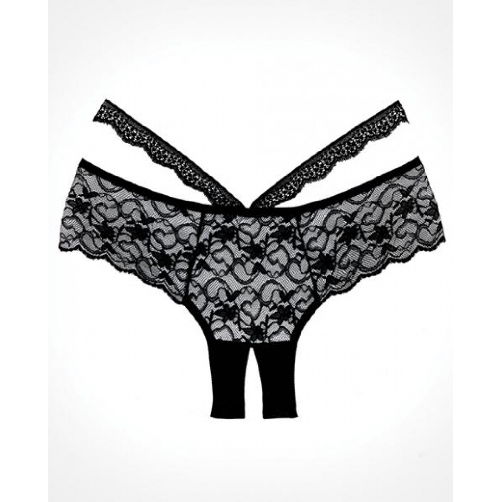 Adore Heartbreaker Panty Black O/S - Babydolls & Slips