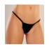 Adore Between The Cheats Velvet  Panty Black O/S - Babydolls & Slips