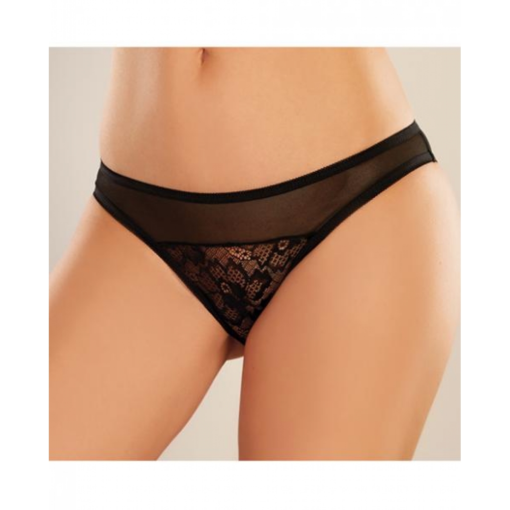 Adore Just A Rumor Panty Black O/s - Babydolls & Slips