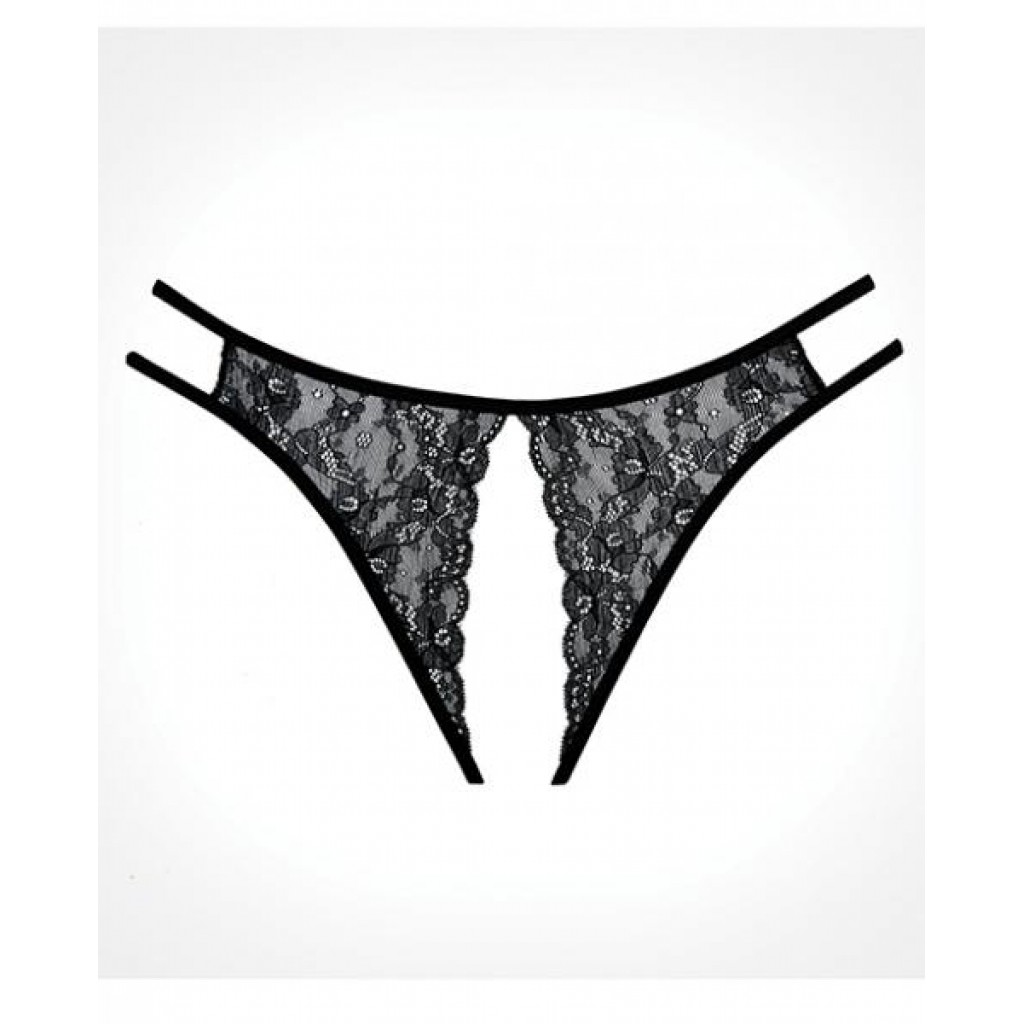 Adore Sweet Honey Panty Black O/S - Babydolls & Slips