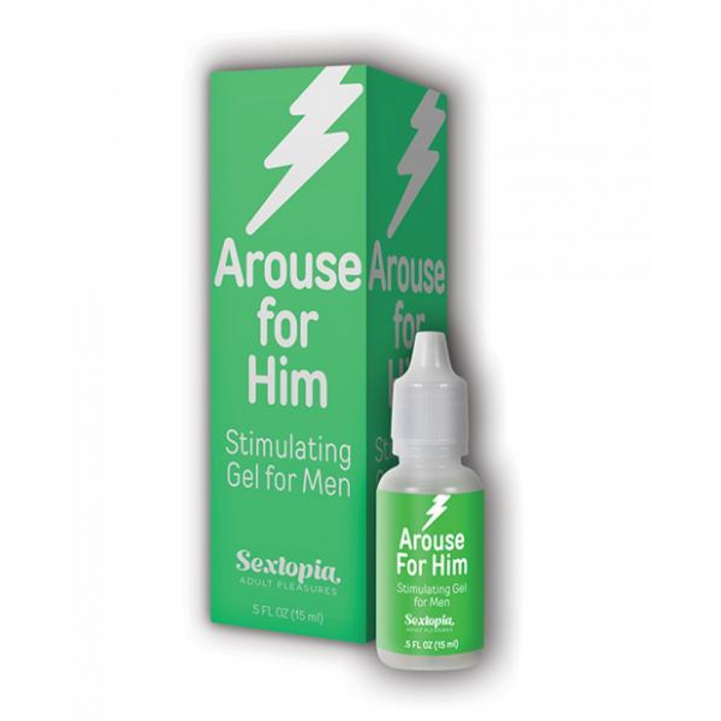 Sextopia Arouse For Him Stimulating Gel - 1/2 Oz Bottle - For Men