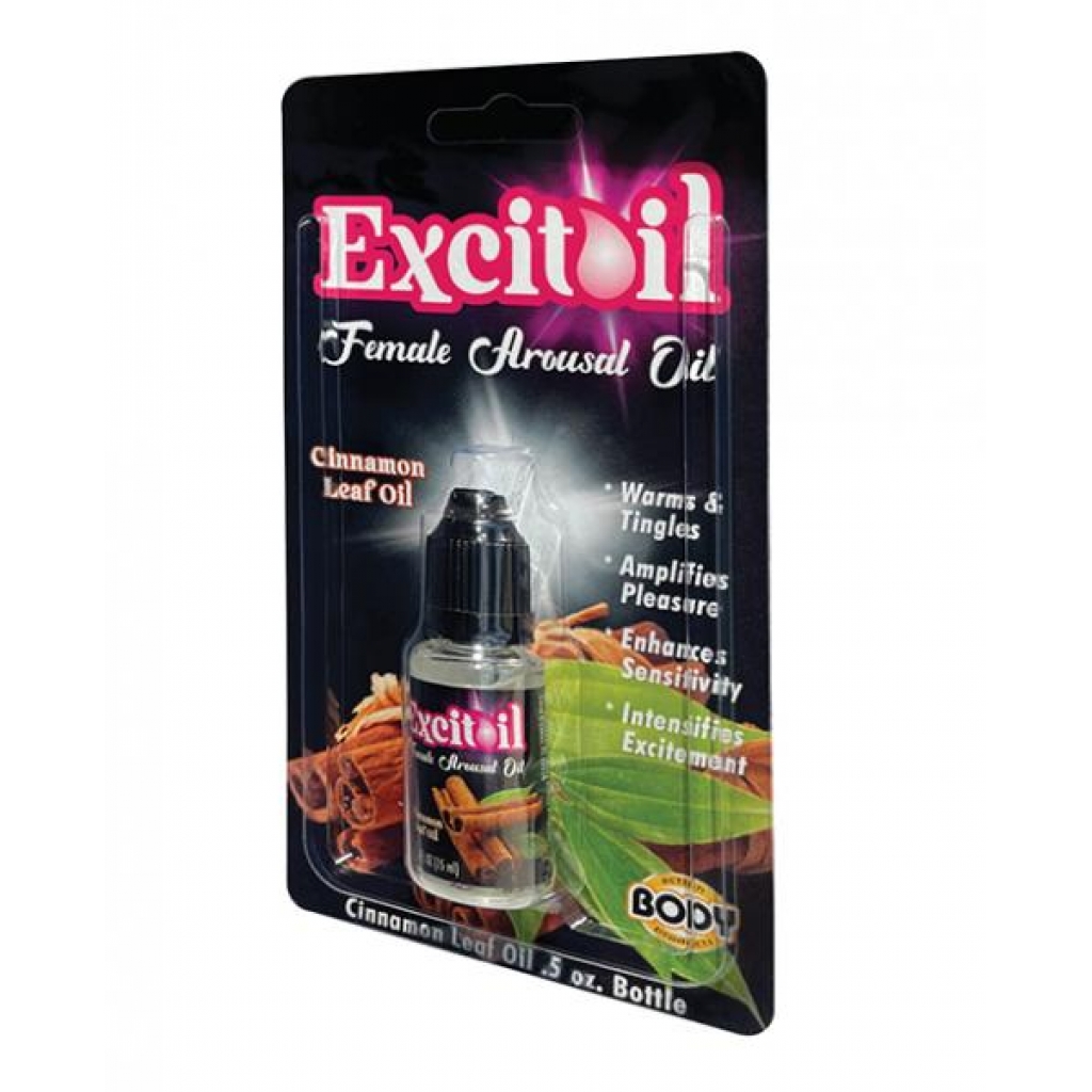 Body Action Excitoil Cinnamon Arousal Oil - .5 Oz Bottle Carded - Fragrance & Pheromones