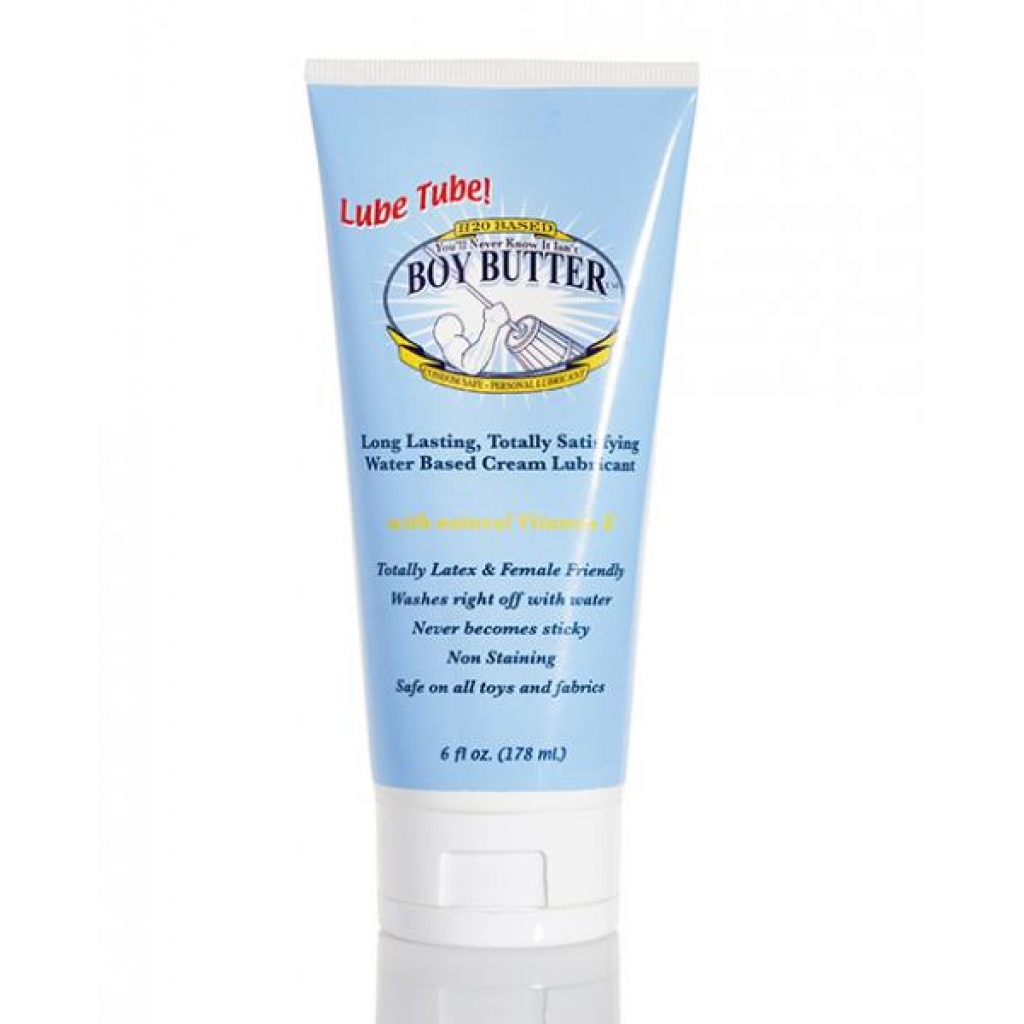 Boy Butter H2o Lube Tube - 6 Oz - Lubricants