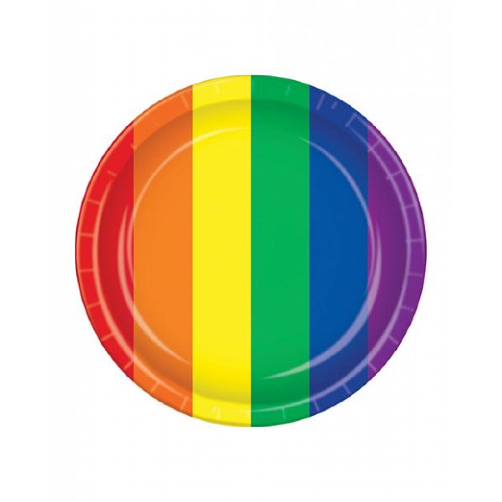 Pride Plates - Rainbow Pack Of 8 - Serving Ware