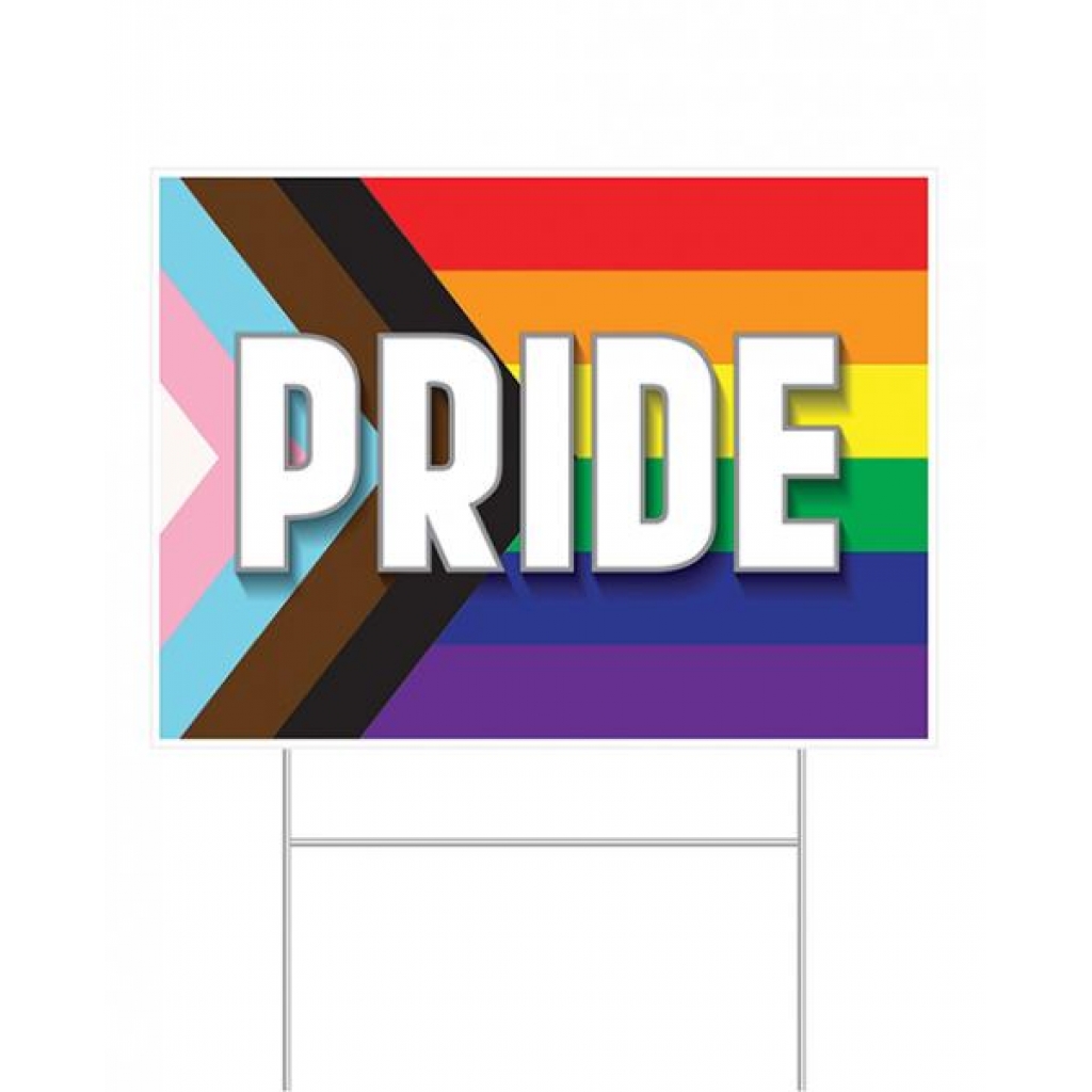 Plastic Pride Yard Sign - Serving Ware