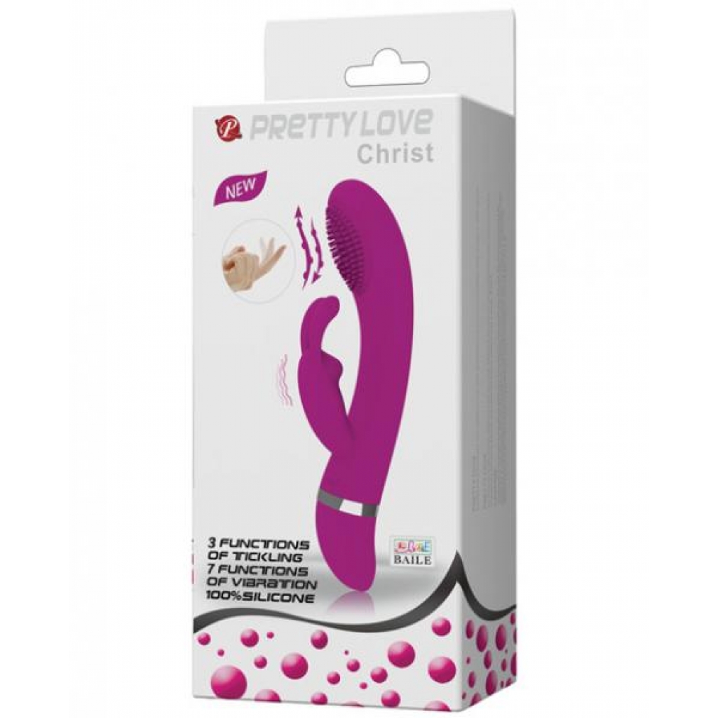 Pretty Love Christ Rabbit Vibrator 7 Function Purple - Rabbit Vibrators