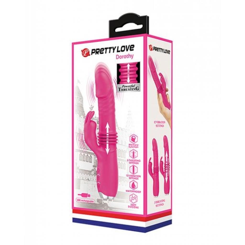 Pretty Love Dorothy Thrusting Rabbit - Pink - Rabbit Vibrators