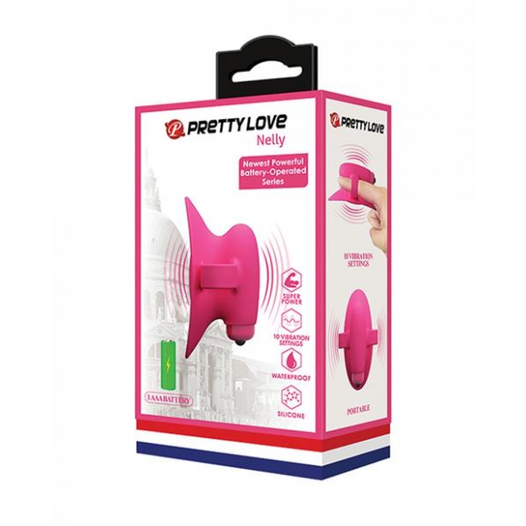 Pretty Love Nelly Finger Battery Vibe - Pink - Finger Vibrators