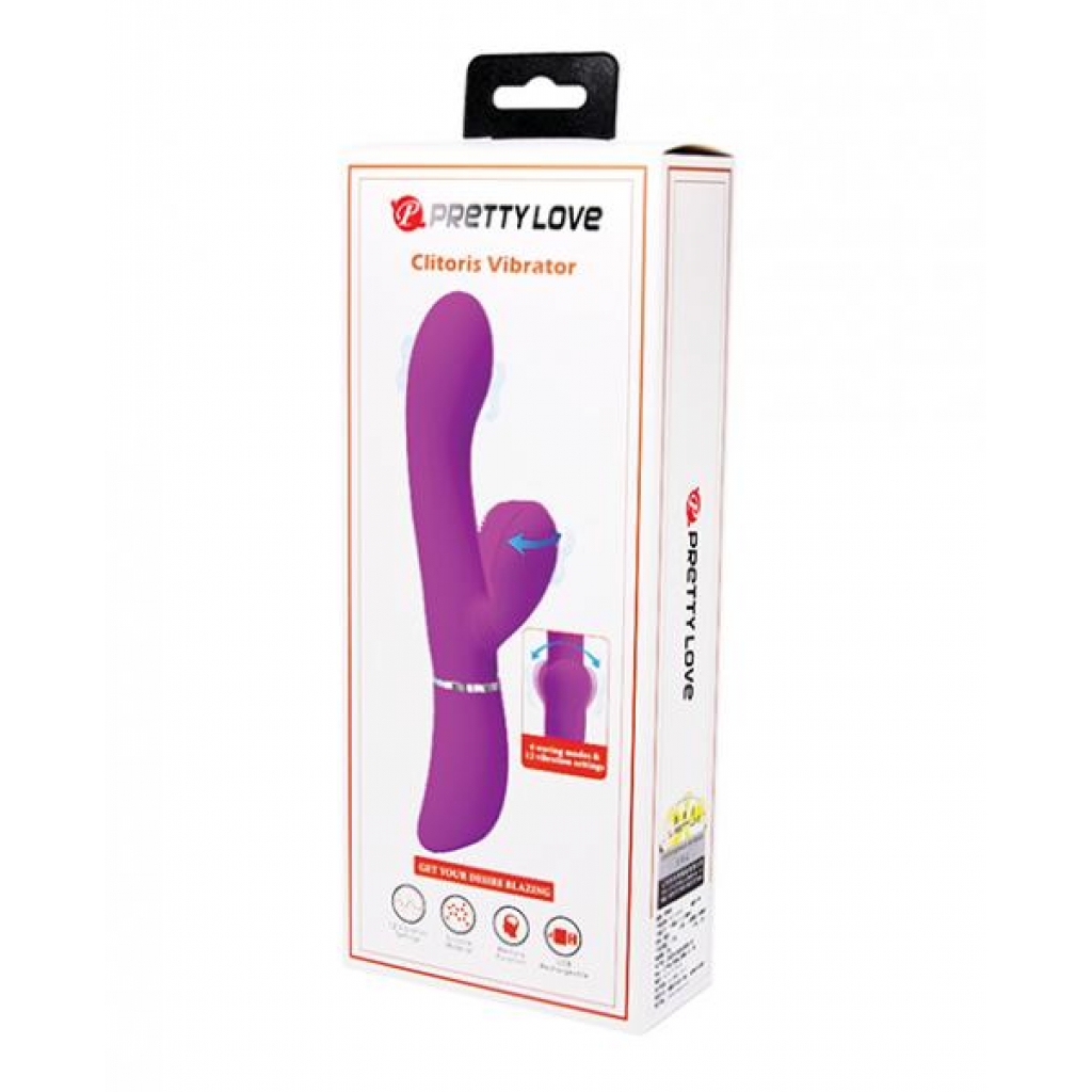 Pretty Love Side To Side Moving Rabbit - Fuchsia - Rabbit Vibrators