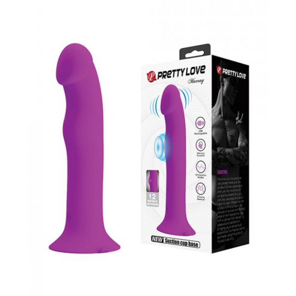 Pretty Love Murray Pulsating Dildo - Black - Realistic Dildos & Dongs