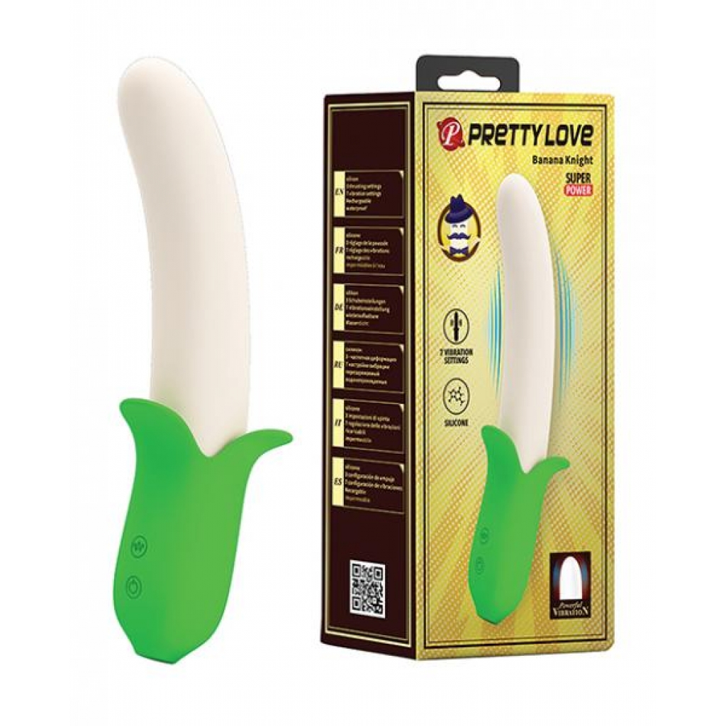 Pretty Love Banana Knight Vibrator - Green - Traditional