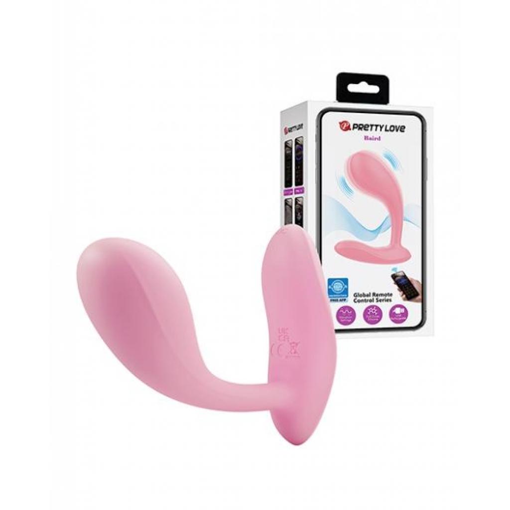 Pretty Love Baird App-enabled Vibrating Butt Plug - Hot Pink - Anal Plugs