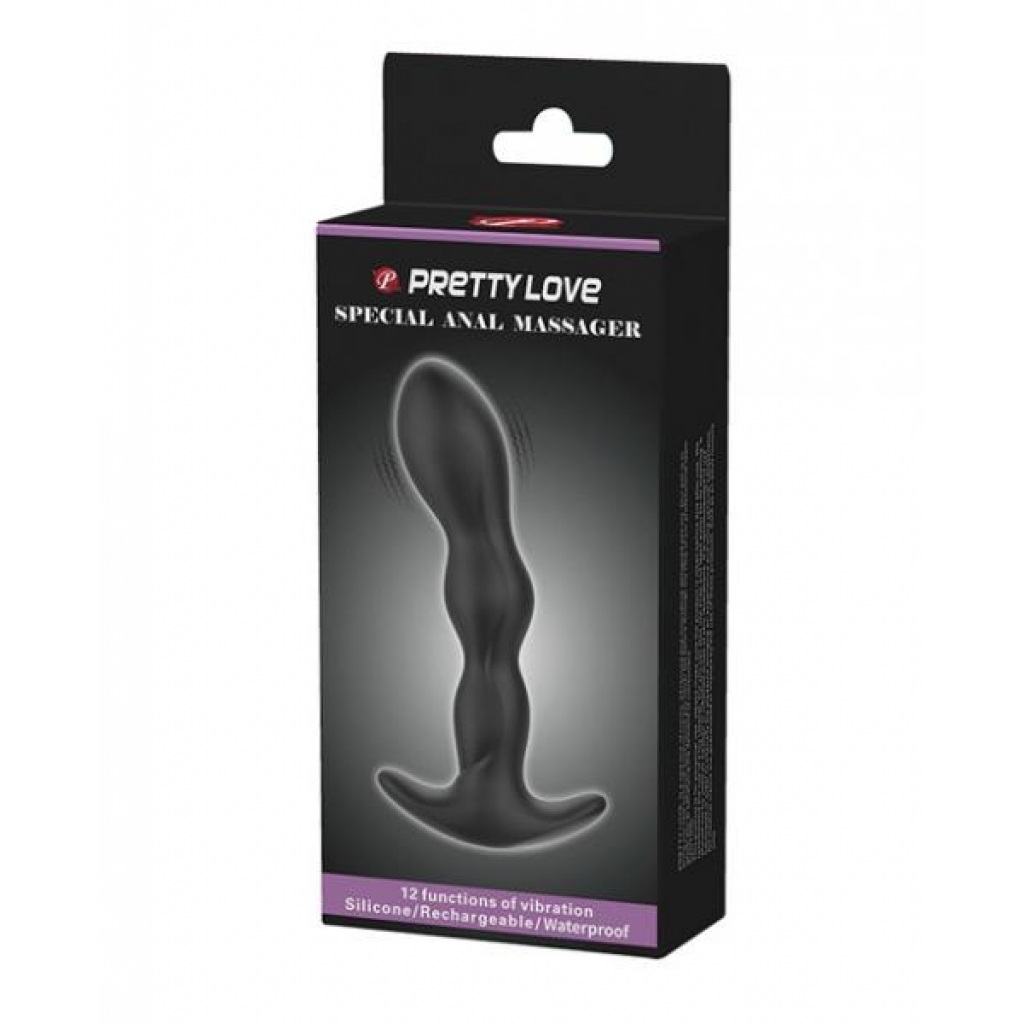 Pretty Love Special Anal Massager - Black - Anal Probes