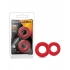 Stay Hard Donut Rings Red Pack Of 2 - Classic Penis Rings