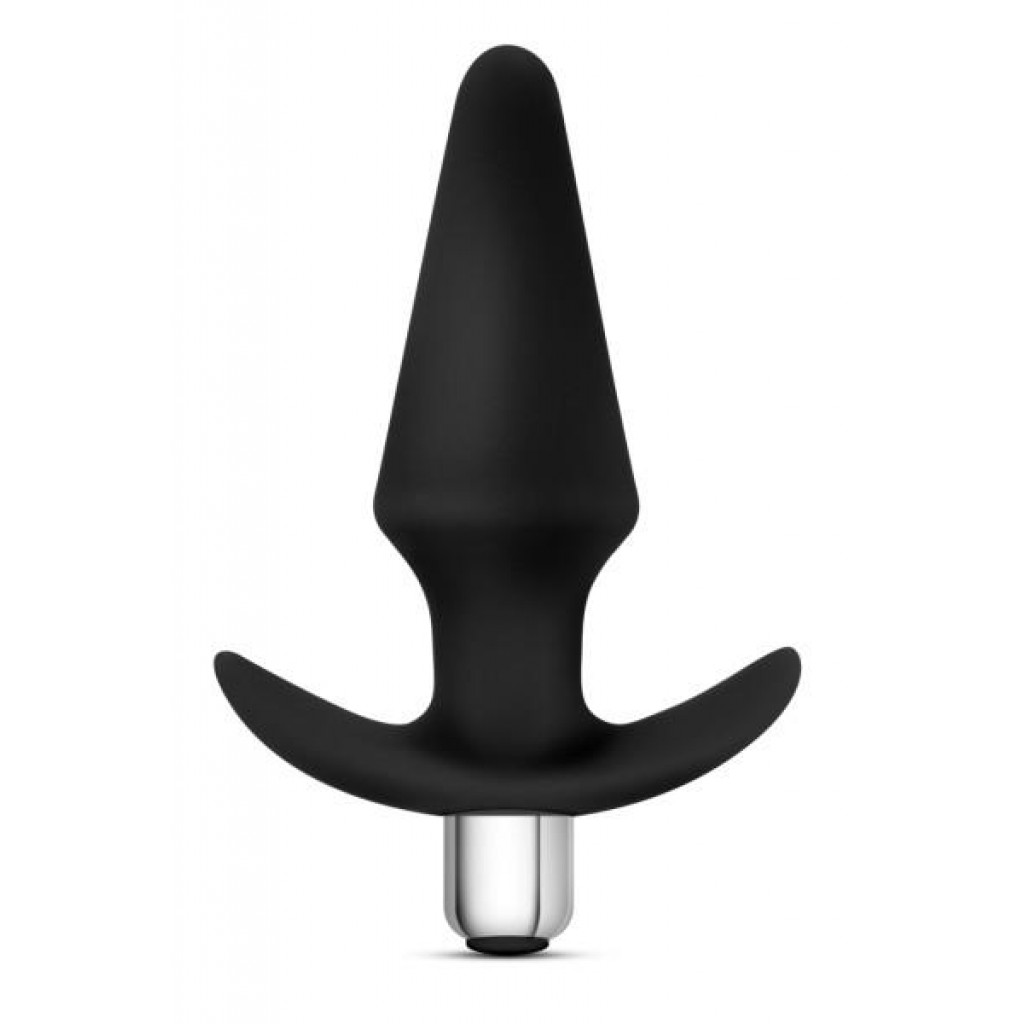 Luxe Discover Vibrating Butt Plug Black - Anal Plugs