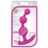 Luxe Be Me 3 Fuchsia Anal Beads - Anal Beads