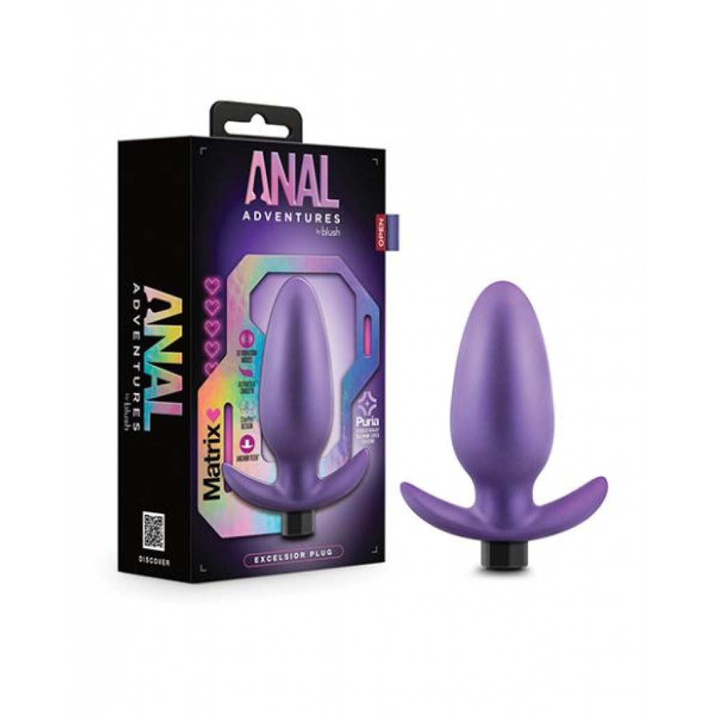 Blush Anal Adventures Matrix Excelsior Plug - Astro Violet - Anal Plugs