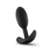 Luxe Wearable Vibra Slim Plug Small Black - Anal Plugs