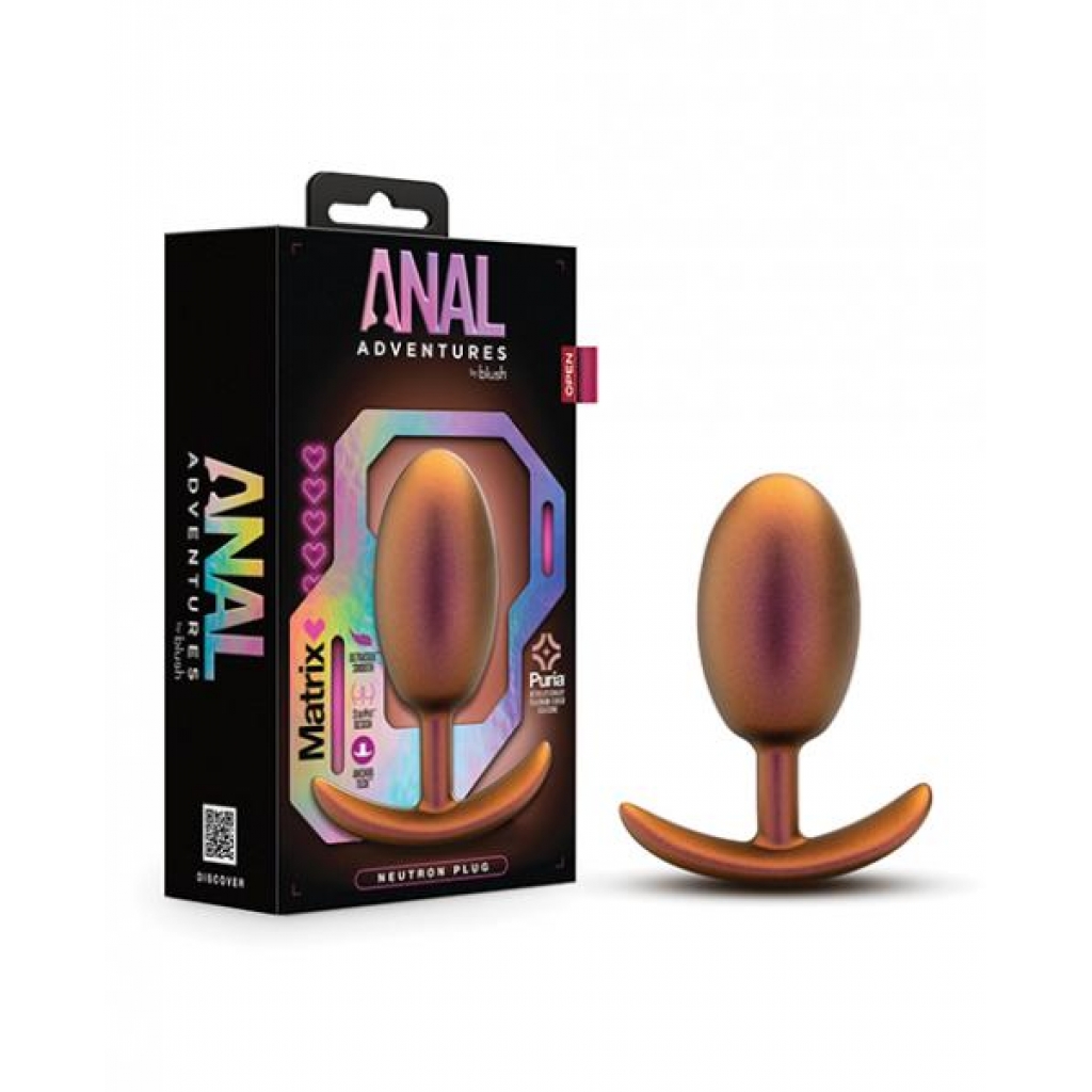 Blush Anal Adventures Matrix Neutron Plug - Copper - Anal Plugs