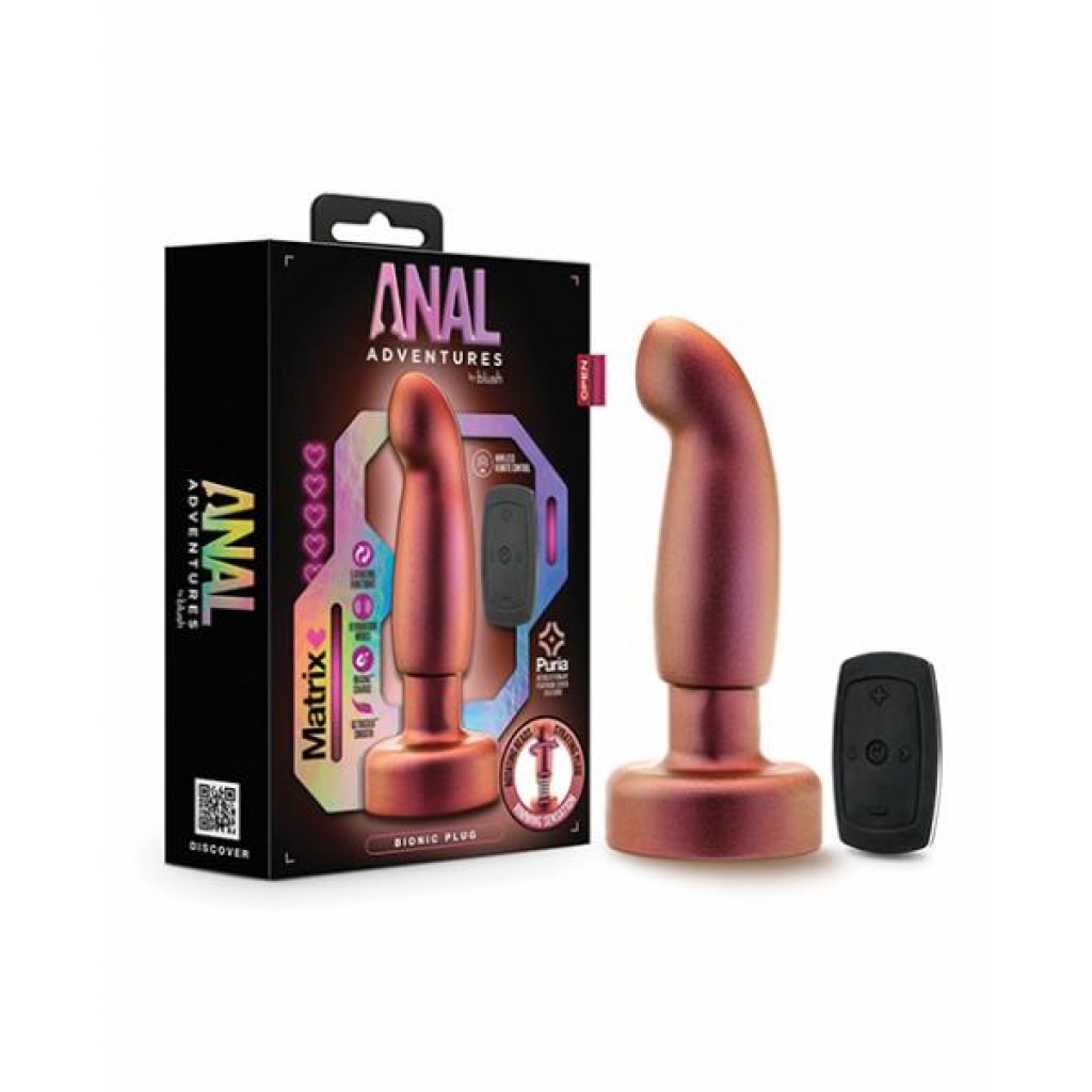 Blush Anal Adventures Matrix Bionic Plug - Cosmic Copper - Anal Plugs