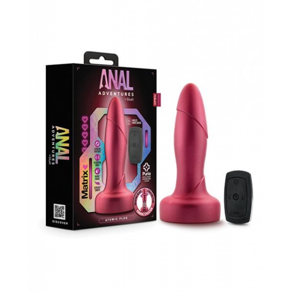 Blush Anal Adventures Matrix Atomic Plug - Martian Wine - Anal Plugs