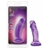 Sweet N Small 4 inches Dildo Suction Cup Purple - Realistic Dildos & Dongs