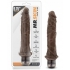 Mr Skin Vibe 8 Vibrating Dildo Chocolate Brown - Realistic