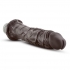 Mr Skin Vibe 8 Vibrating Dildo Chocolate Brown - Realistic