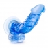 B Yours Sweet N Hard 7 Blue Realistic Dildo - Realistic Dildos & Dongs