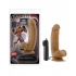 MMA Fighter Vibrating 7 inches Realistic Cock Mocha - Realistic