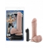 The Goalie 8 inches Vibrating Realistic Cock  Beige - Realistic