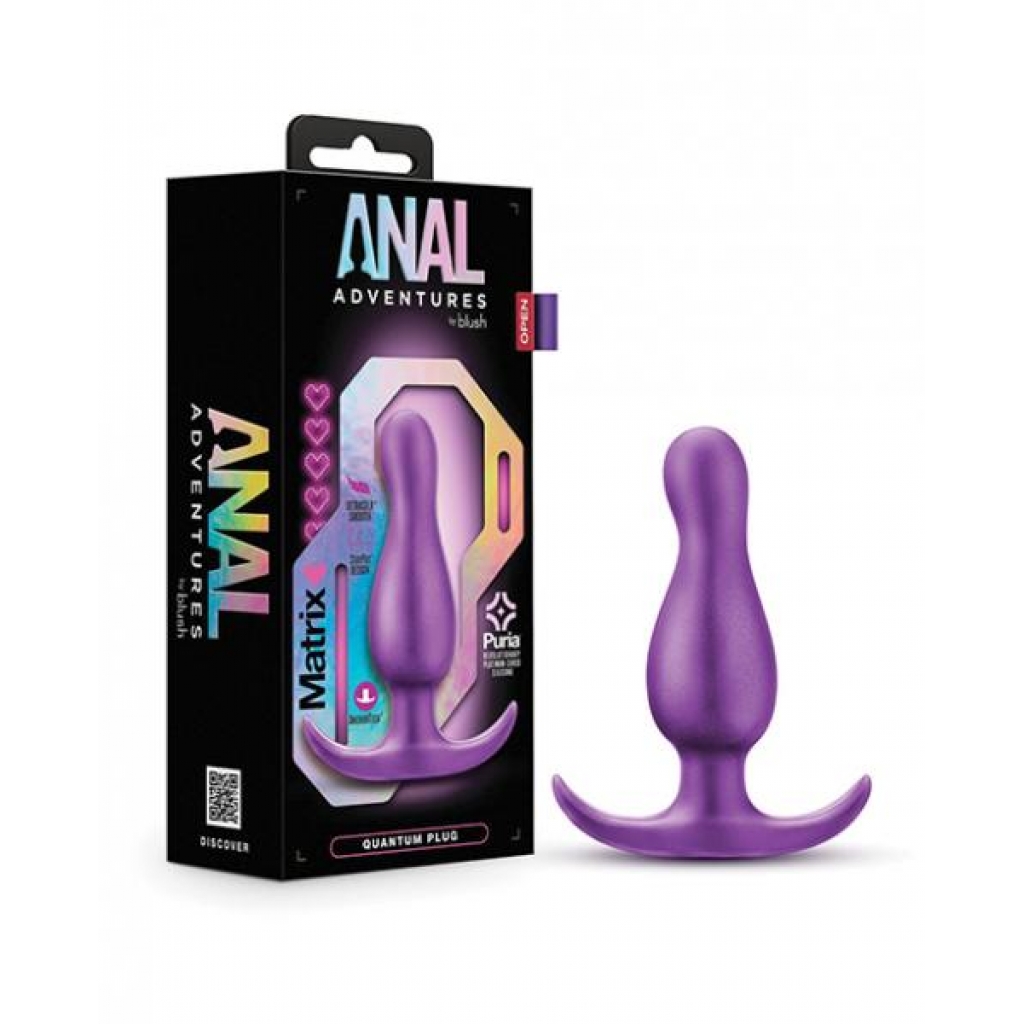 Blush Anal Adventures Matrix Quantum Plug - Purple - Anal Plugs