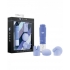 Revitalize Massage Kit with 3 Silicone Attachments Purple - Pocket Rockets