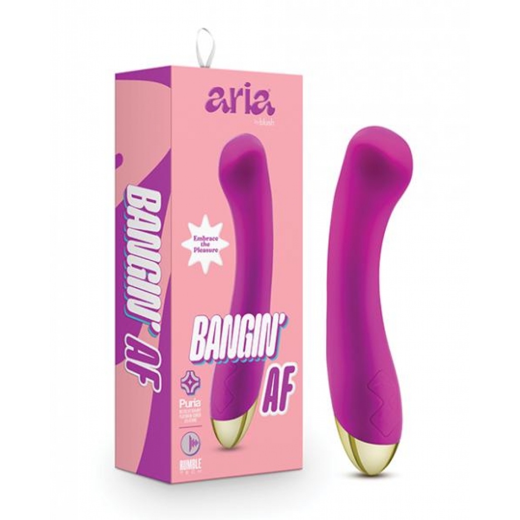 Blush Aria Bangin' Af - Purple - G-Spot Vibrators