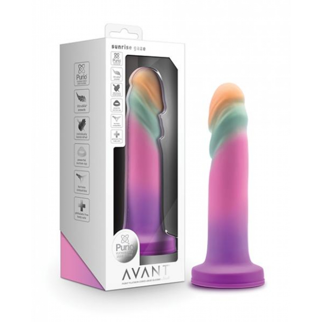 Blush Avant Sunrise Gaze Silicone Dildo - Sherbet - Realistic Dildos & Dongs