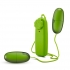 Double Pop Eggs Lime Green Vibrating Bullets - Bullet Vibrators